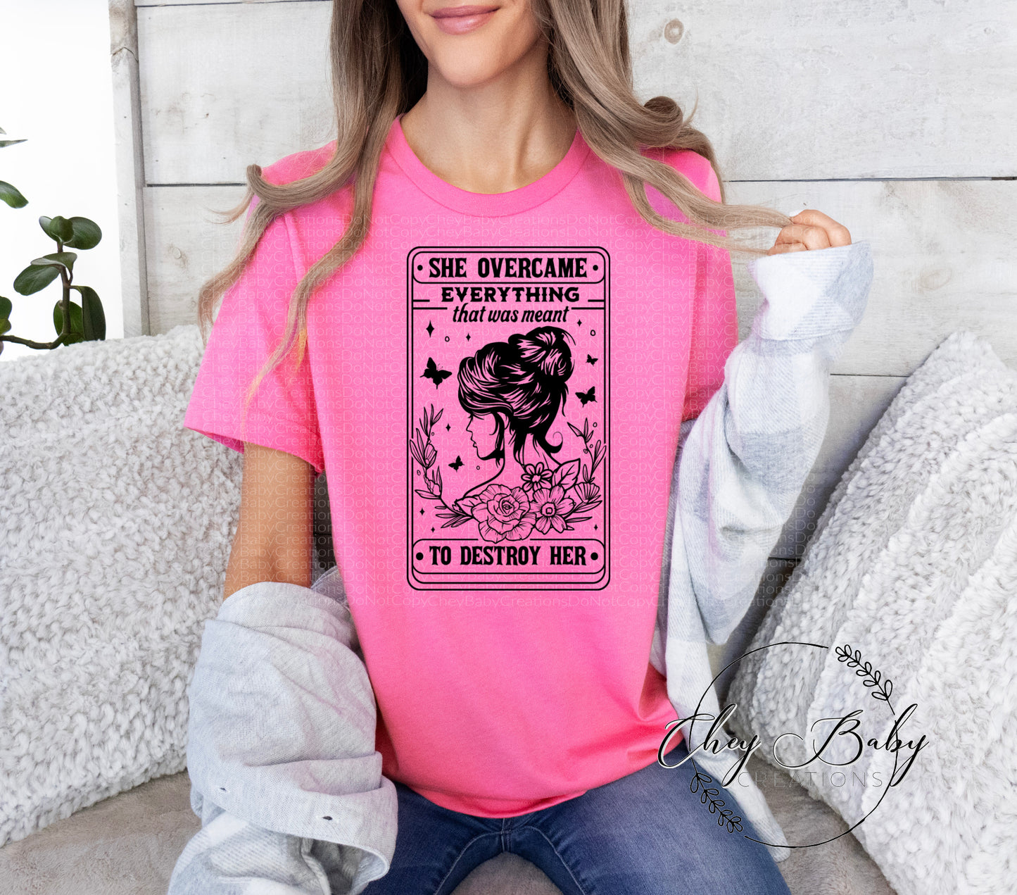 She overcame everything that was meant to destroy her