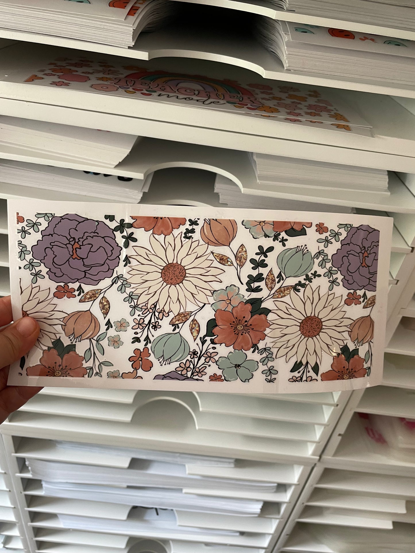 UV DTF Wrap (flowers)