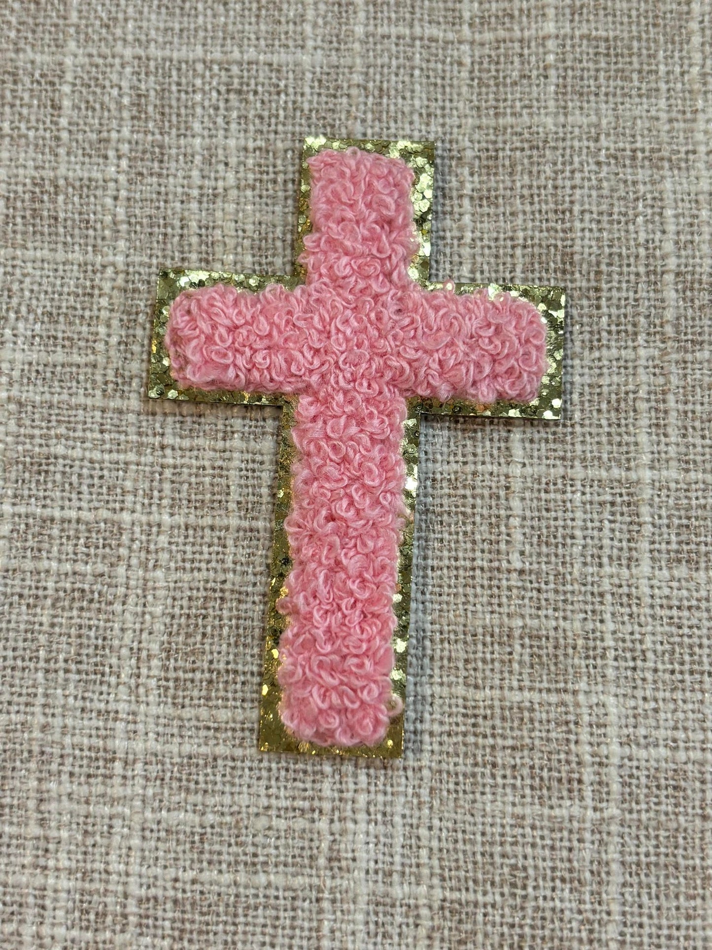 Cross chenille patch (hat patch)