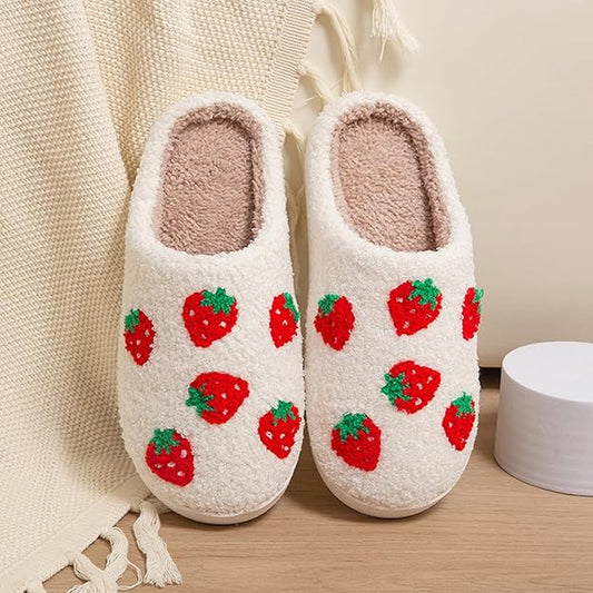 Mini strawberry slippers