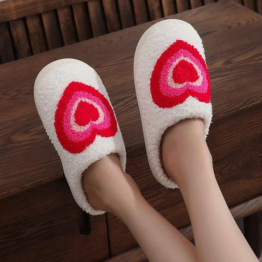 Heart slippers