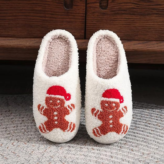 Gingerbread man slippers