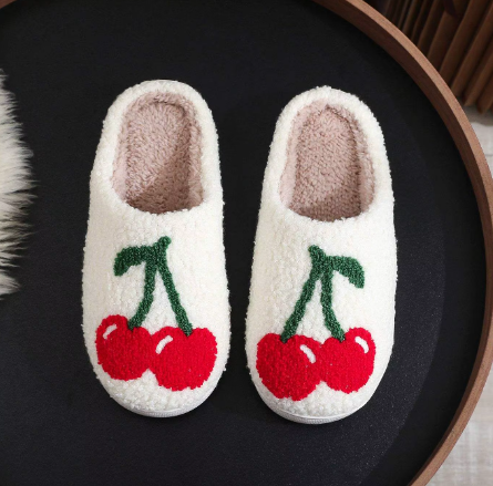 Cherry slippers