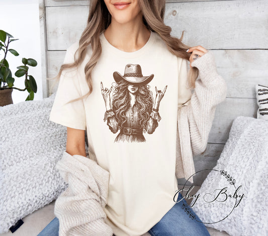 Cowgirl (doe brown ink)