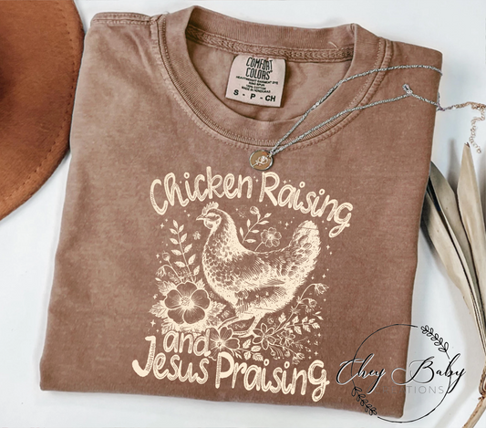 Chicken Raising and Jesus Praising cream ink