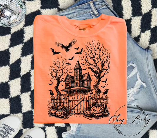 Haunted House with gate