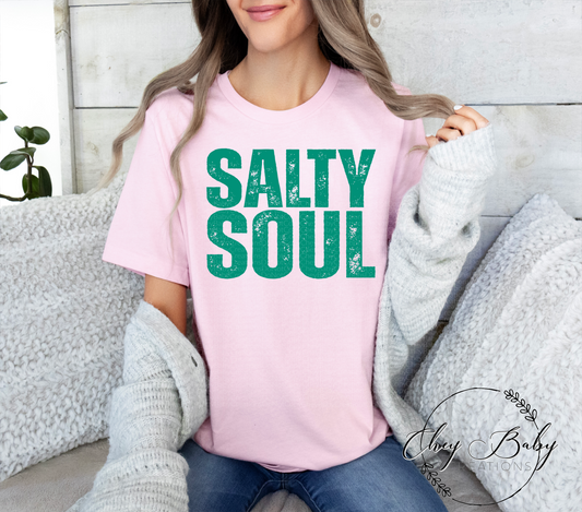 Salty Soul (teal ink)