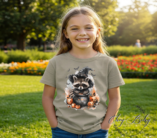 DTF YOUTH Halloween racoon