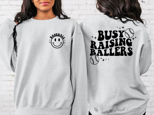 Baseball smile (POCKET) and Busy Raising Ballers (FULL SIZE)